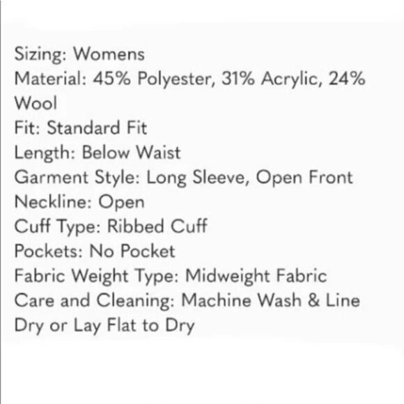 Who What Wear Corydalis Heather Cardigan Sweater Blue - Picture 8 of 9